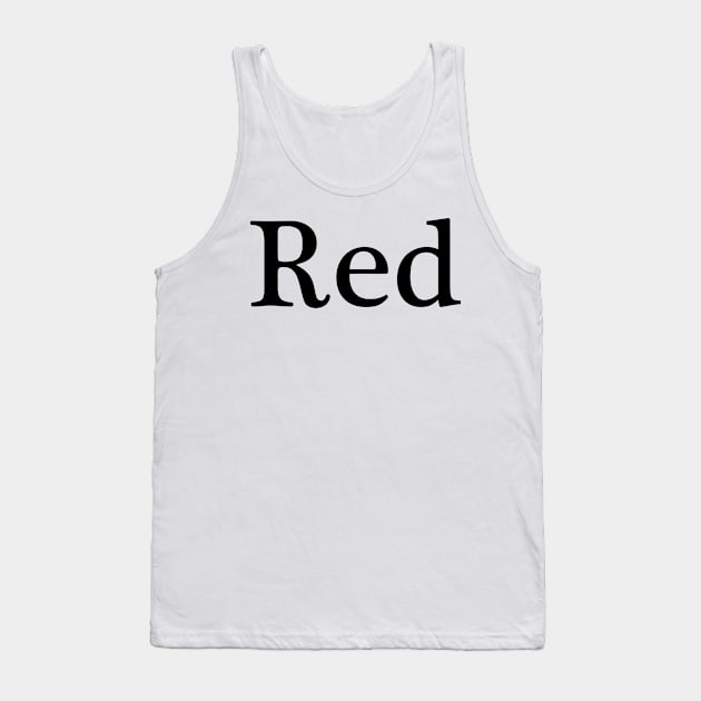 RED Tank Top by mabelas